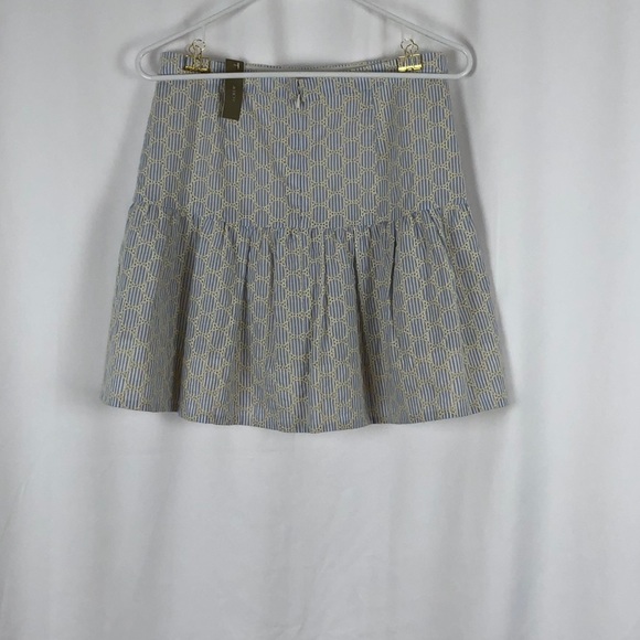 J.Crew striped eyelet lace yolked miniskirt NWT 2 - Picture 5 of 14